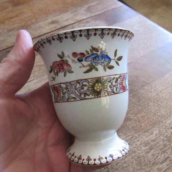 Set of 2 Vintage Floral Porcelain Cups Copeland Spode? - Picture 4 of 4